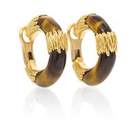 A Pair of 18 Karat White Gold, Coral, Onyx and Diamond Cufflinks, Eli Frei, 9.00 dwts.