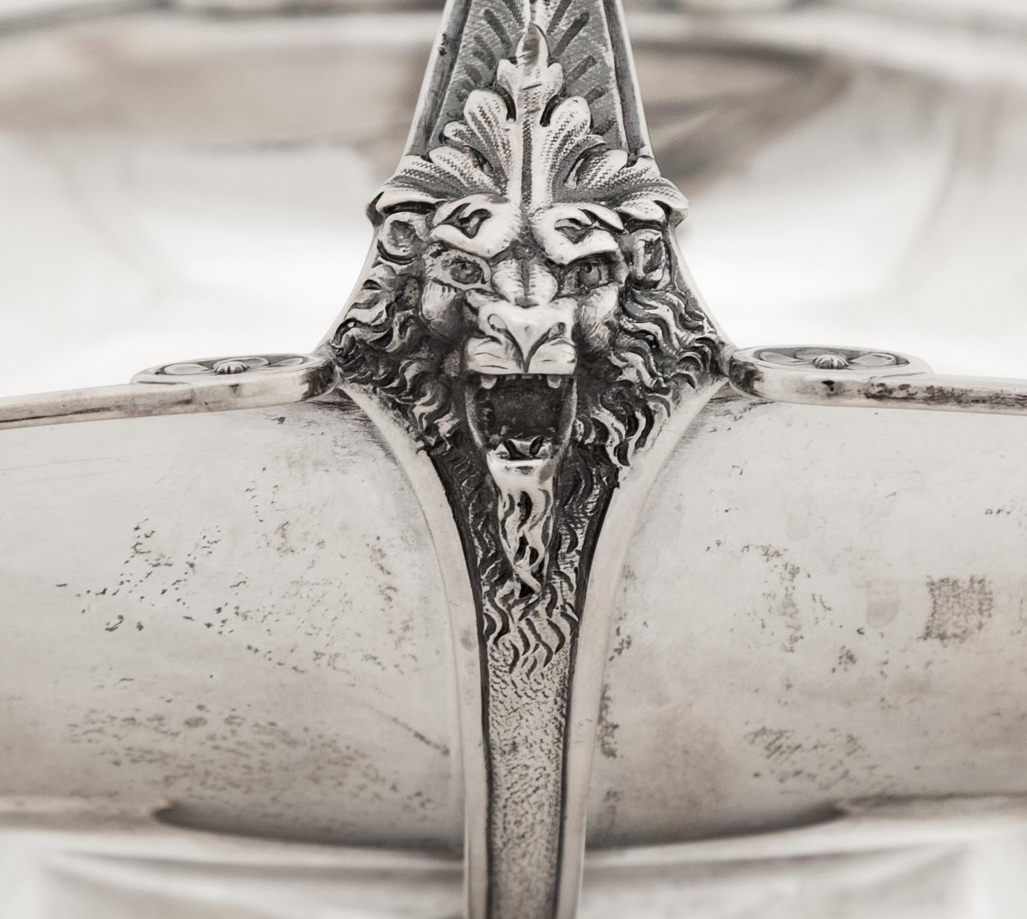 An American Silver Handled Basket