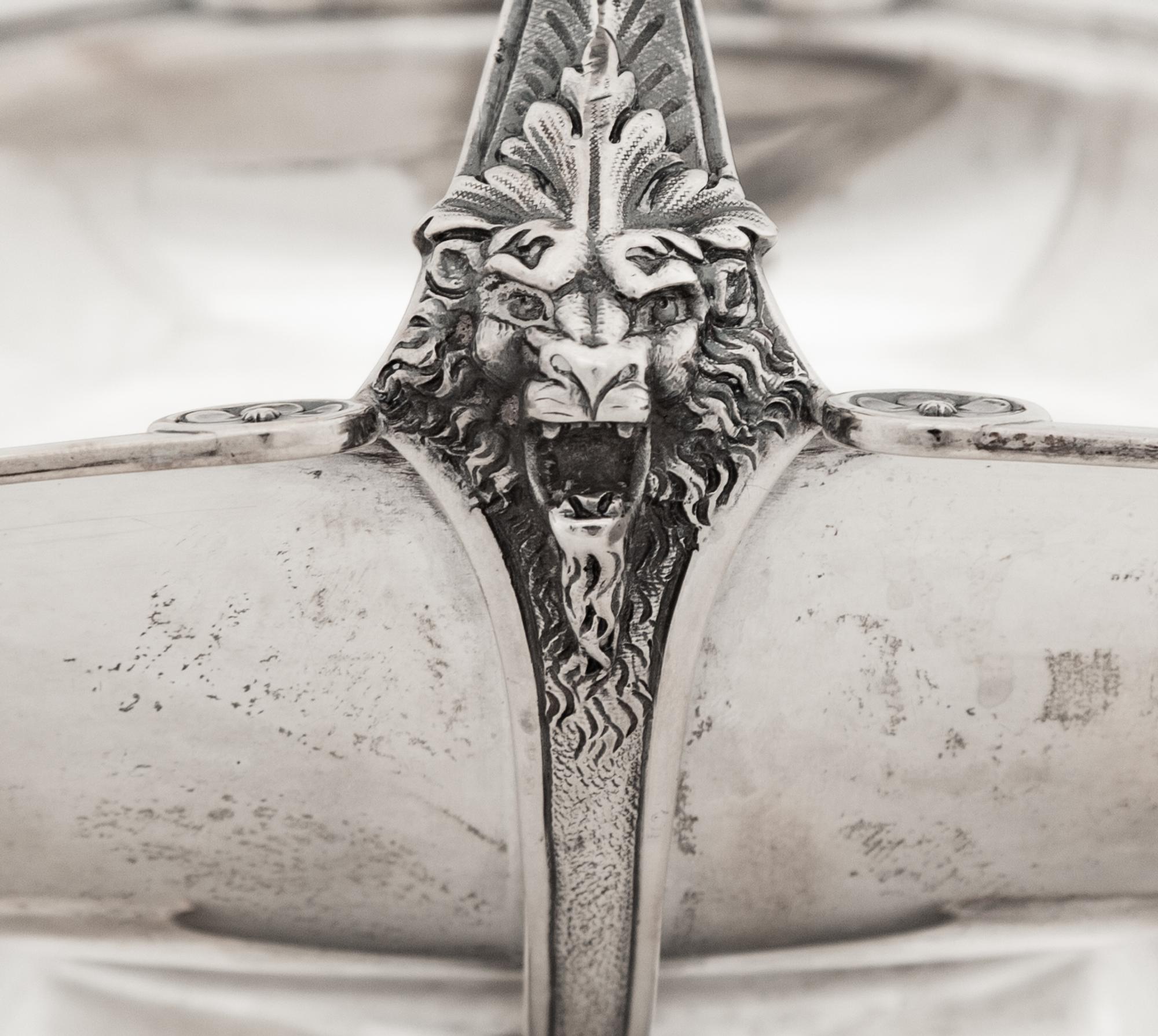 An American Silver Handled Basket