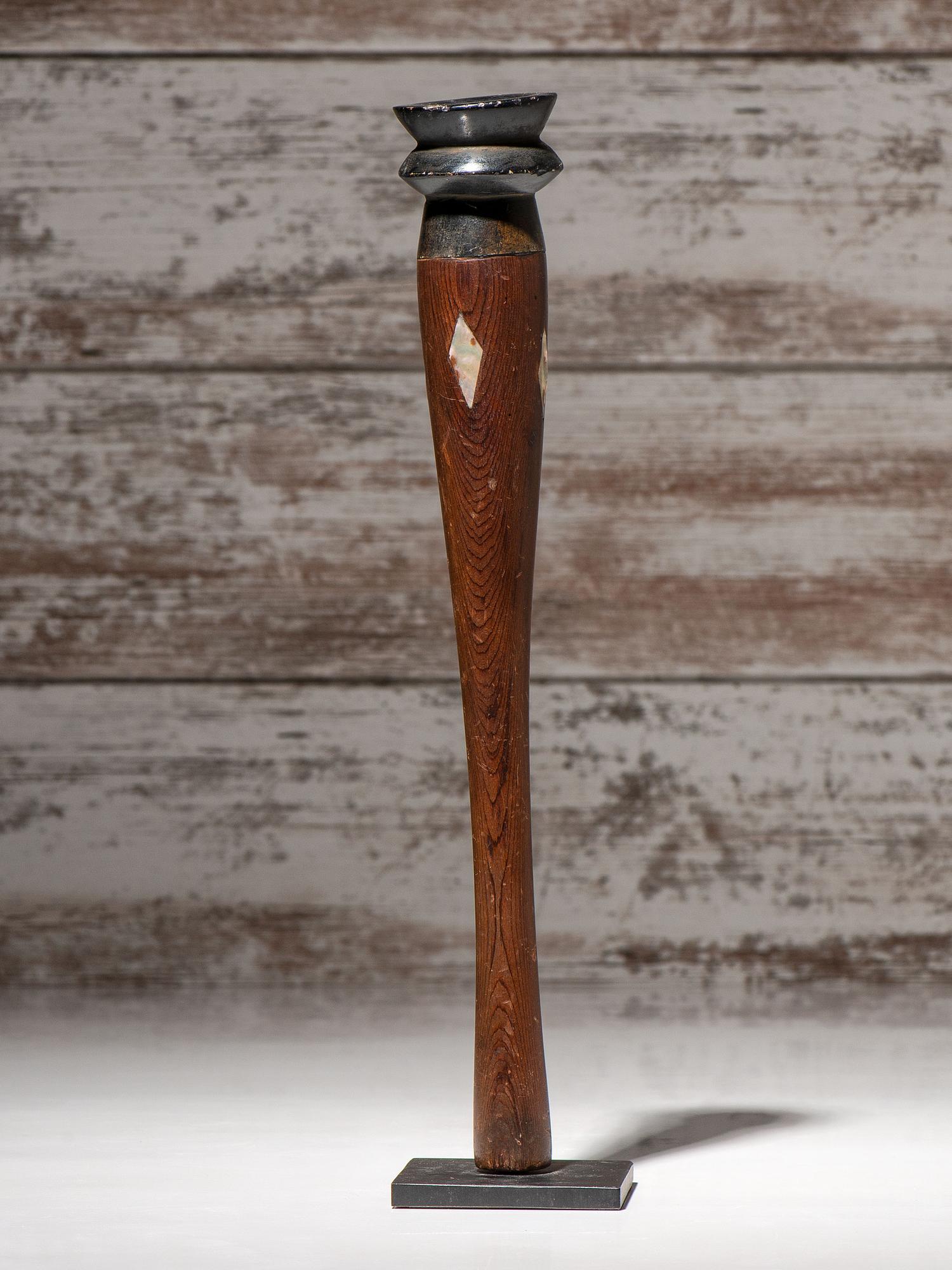 Hupa / Yurok Pipe, with Inlay