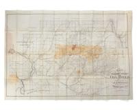 [Maps & Atlases] (Seymour, J.A.). Map of the Allegany County Oil Field from Actual Surveys