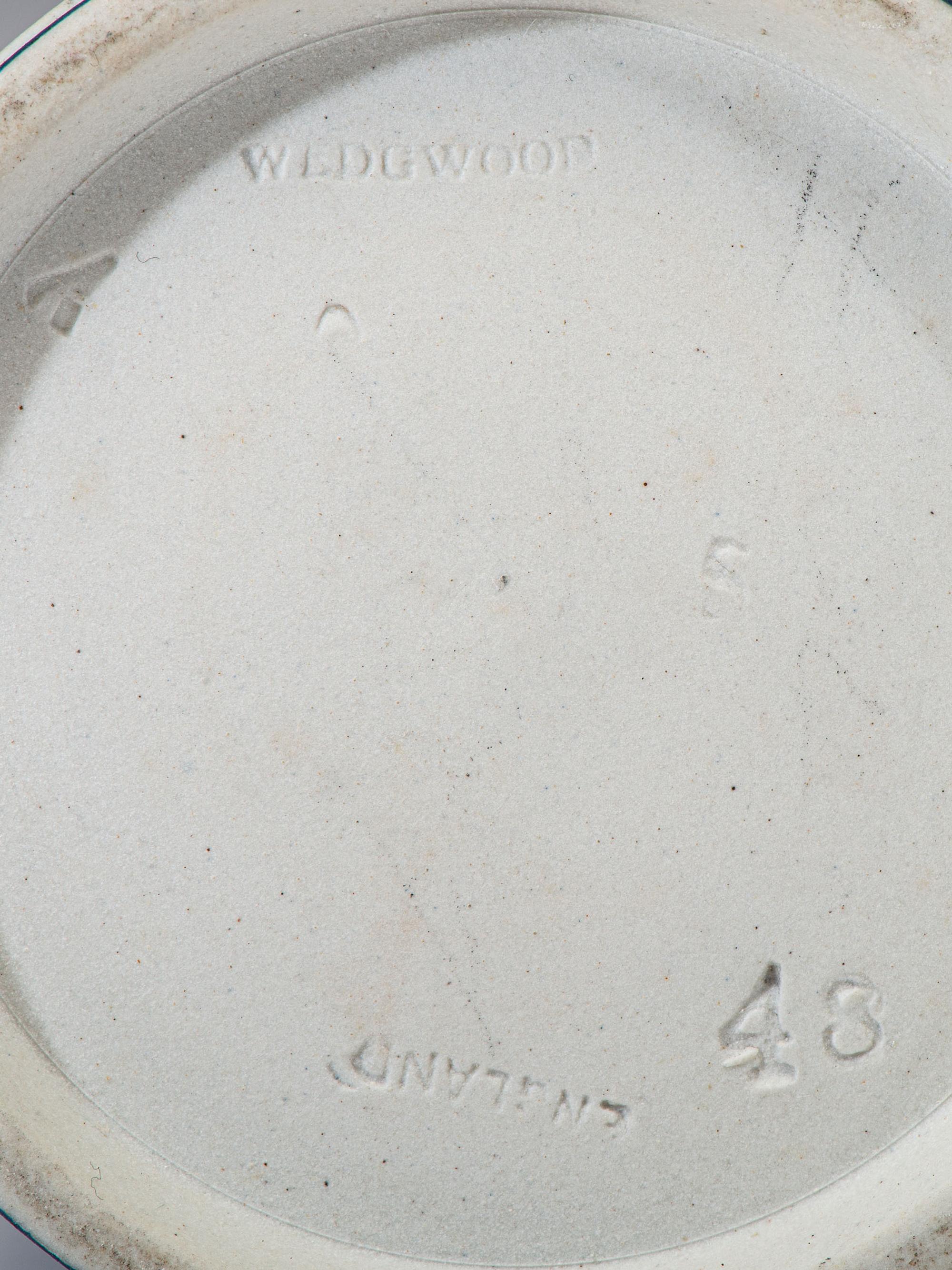 Five Wedgwood Blue Jasperware Articles