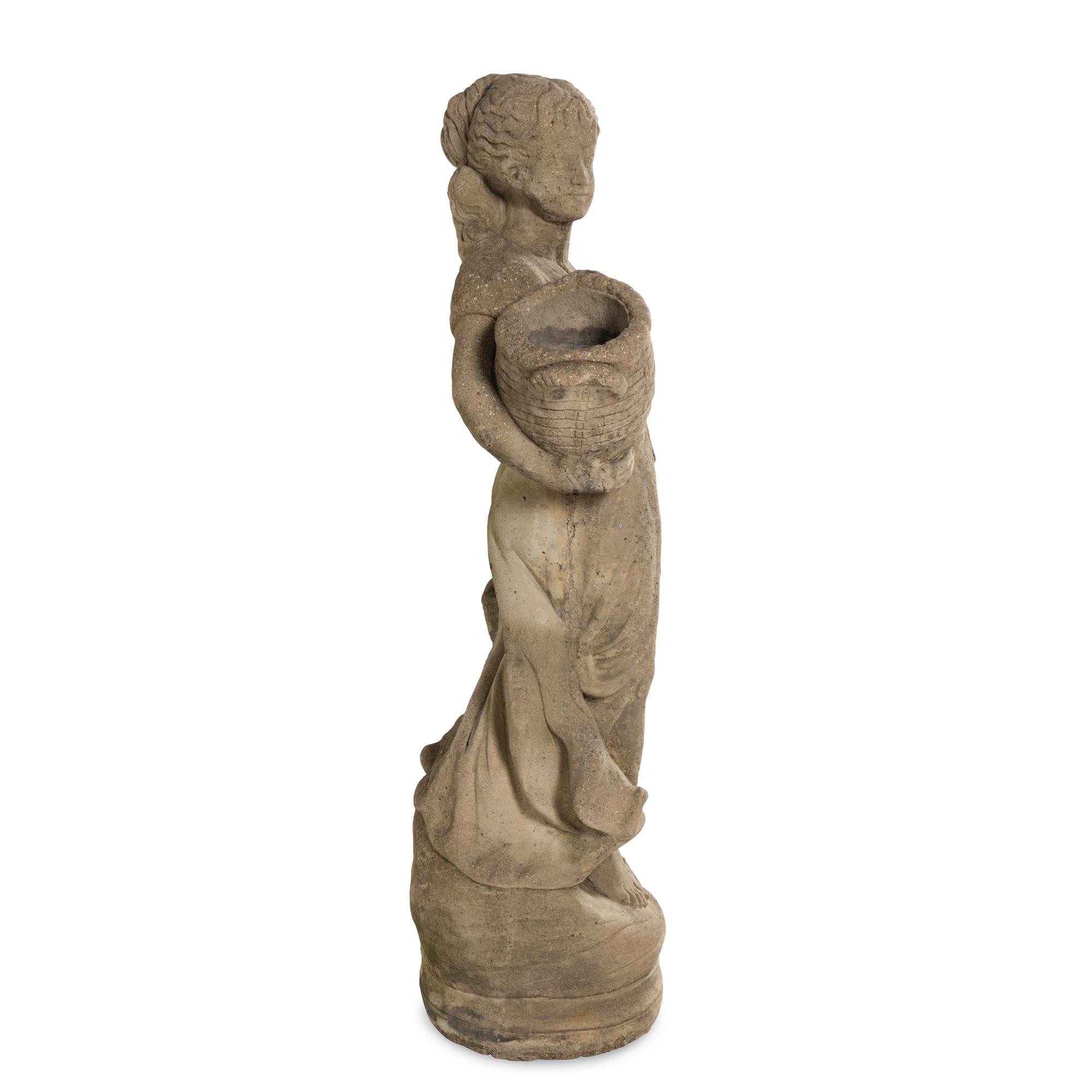 A Cast Stone Garden Figure