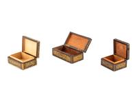 Three Boulle Marquetry Table Caskets