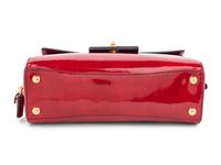 Prada Red Patent Leather Flap Bag, 2000s