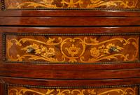 A Louis XVI Style Gilt Metal Mounted Marquetry Semainier