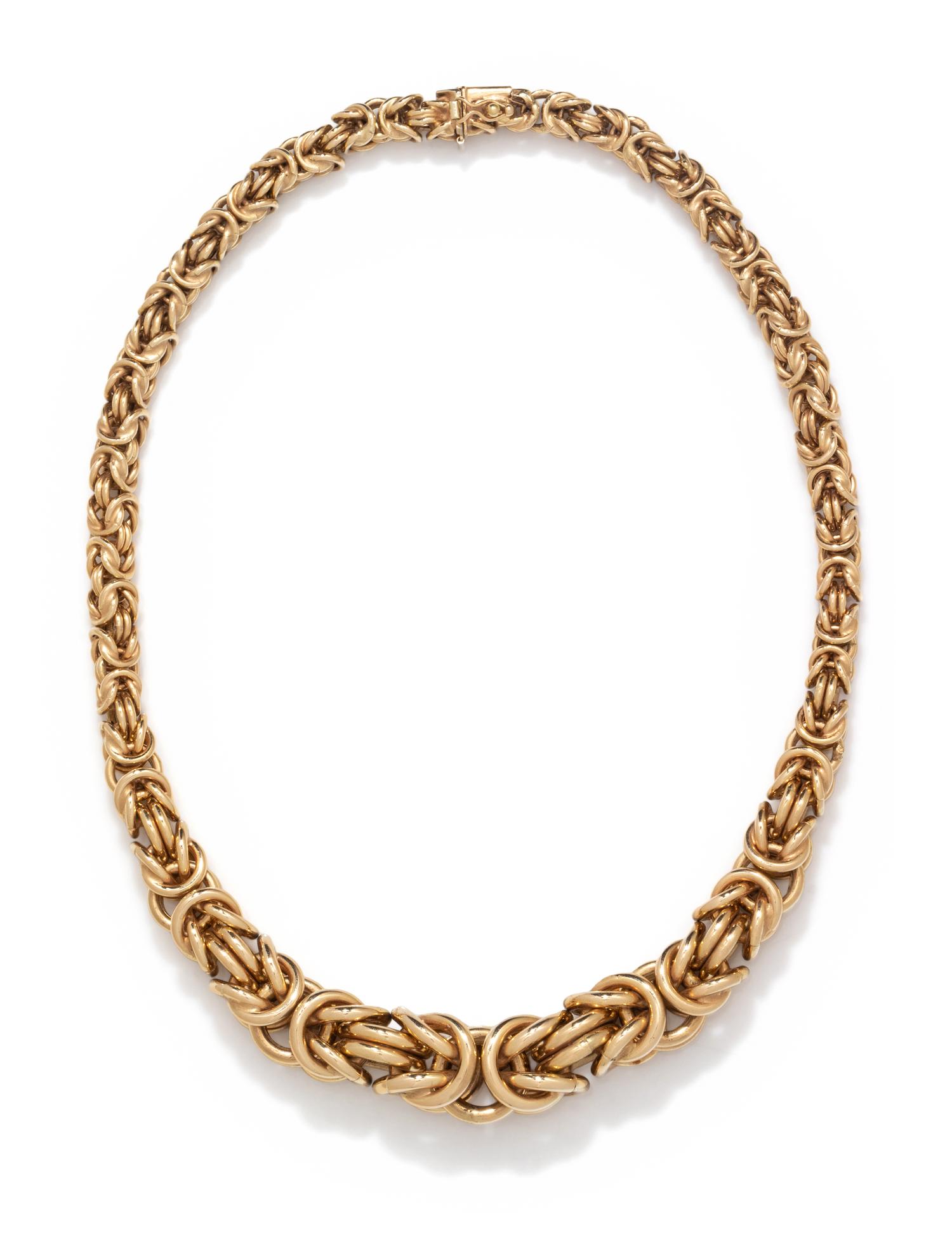 YELLOW GOLD NECKLACE