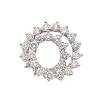 TIFFANY & CO., DIAMOND SWIRL BROOCH