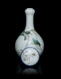 Two Chinese Famille Rose 'Insects' Porcelain Wares