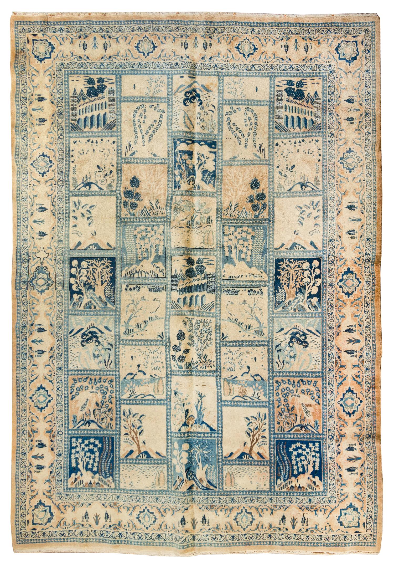 A Tabriz Wool Rug 11 feet 1 inch x 8 feet 3 inches. — 20TH CENTURY