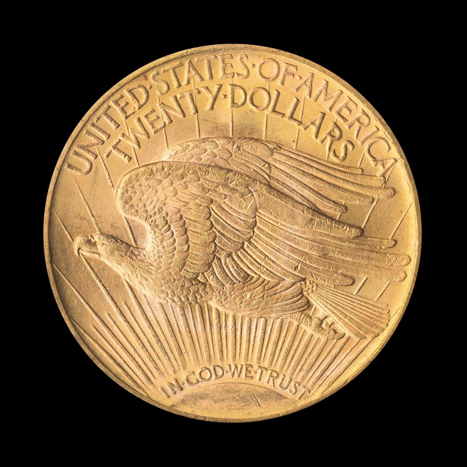 A United States 1923 St. Gaudens $20 Gold Coin