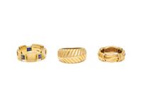 TIFFANY & CO., COLLECTION OF YELLOW GOLD RINGS