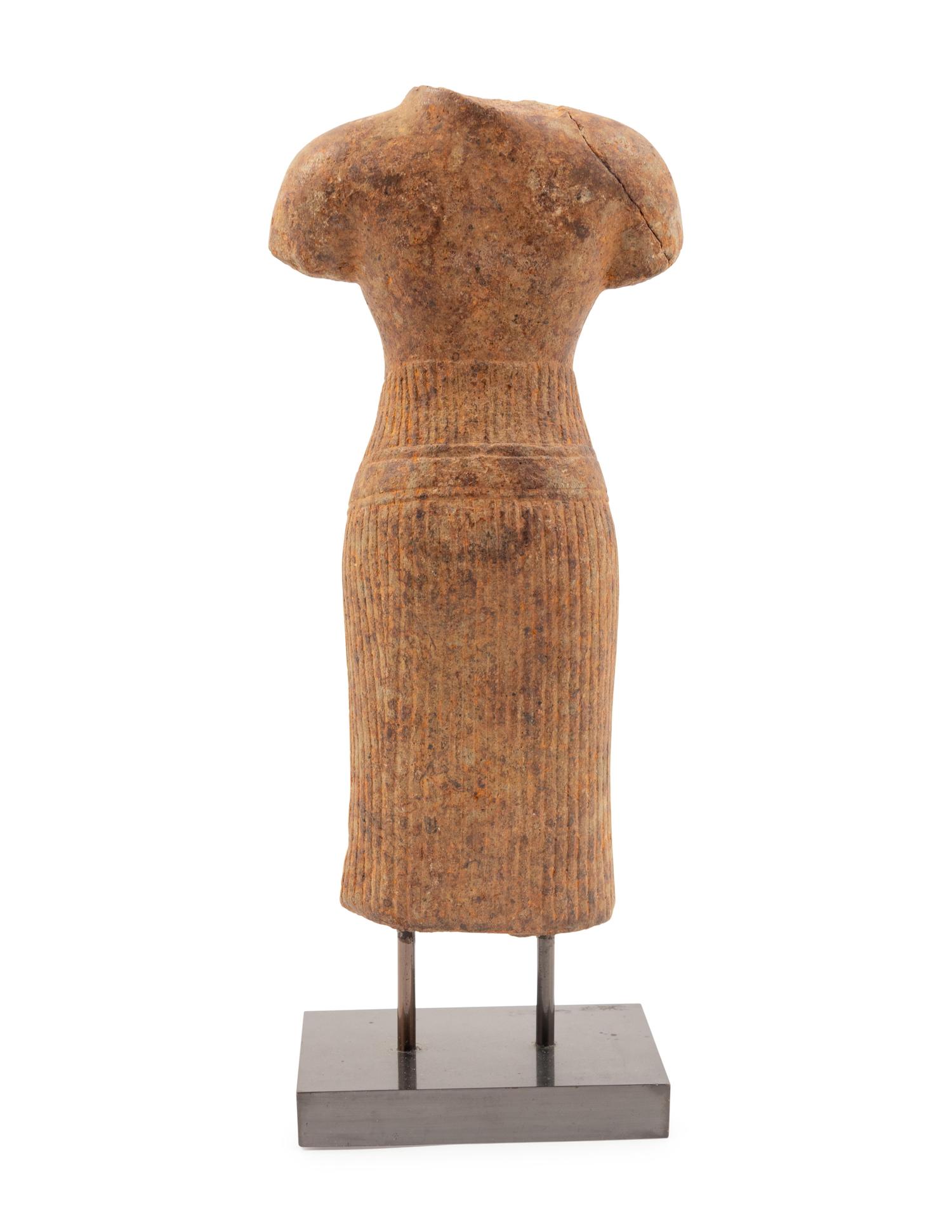 A Cambodian Stone Torso