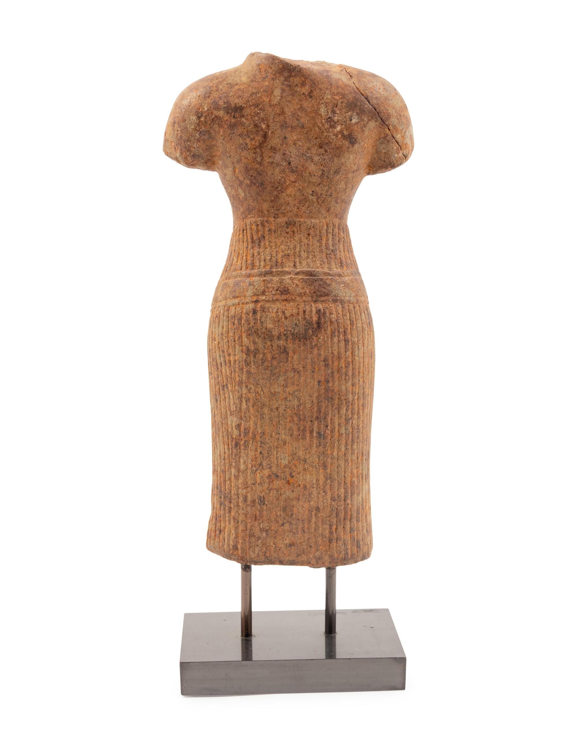 A Cambodian Stone Torso