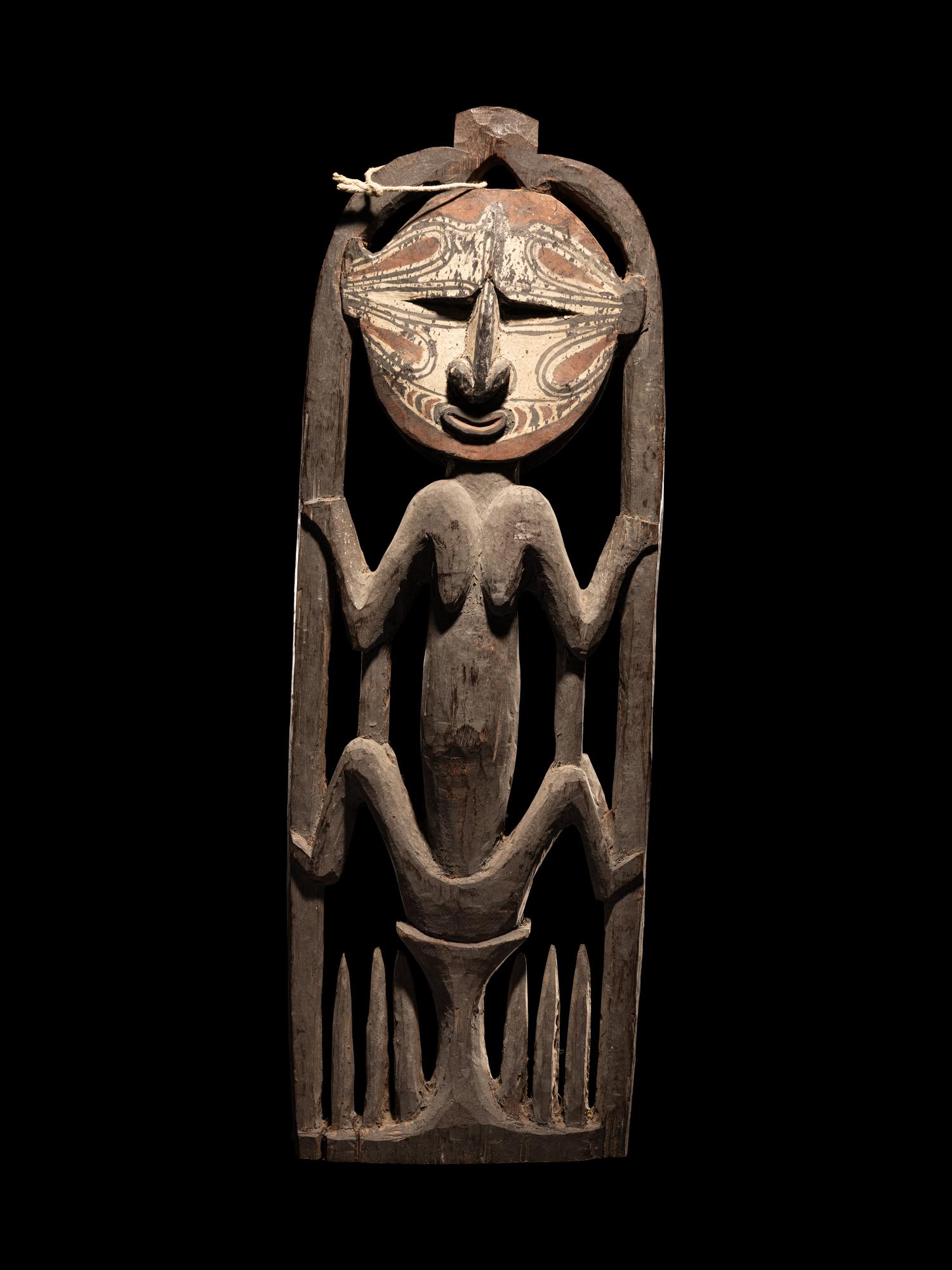An Iatmul Wood Skull Rack