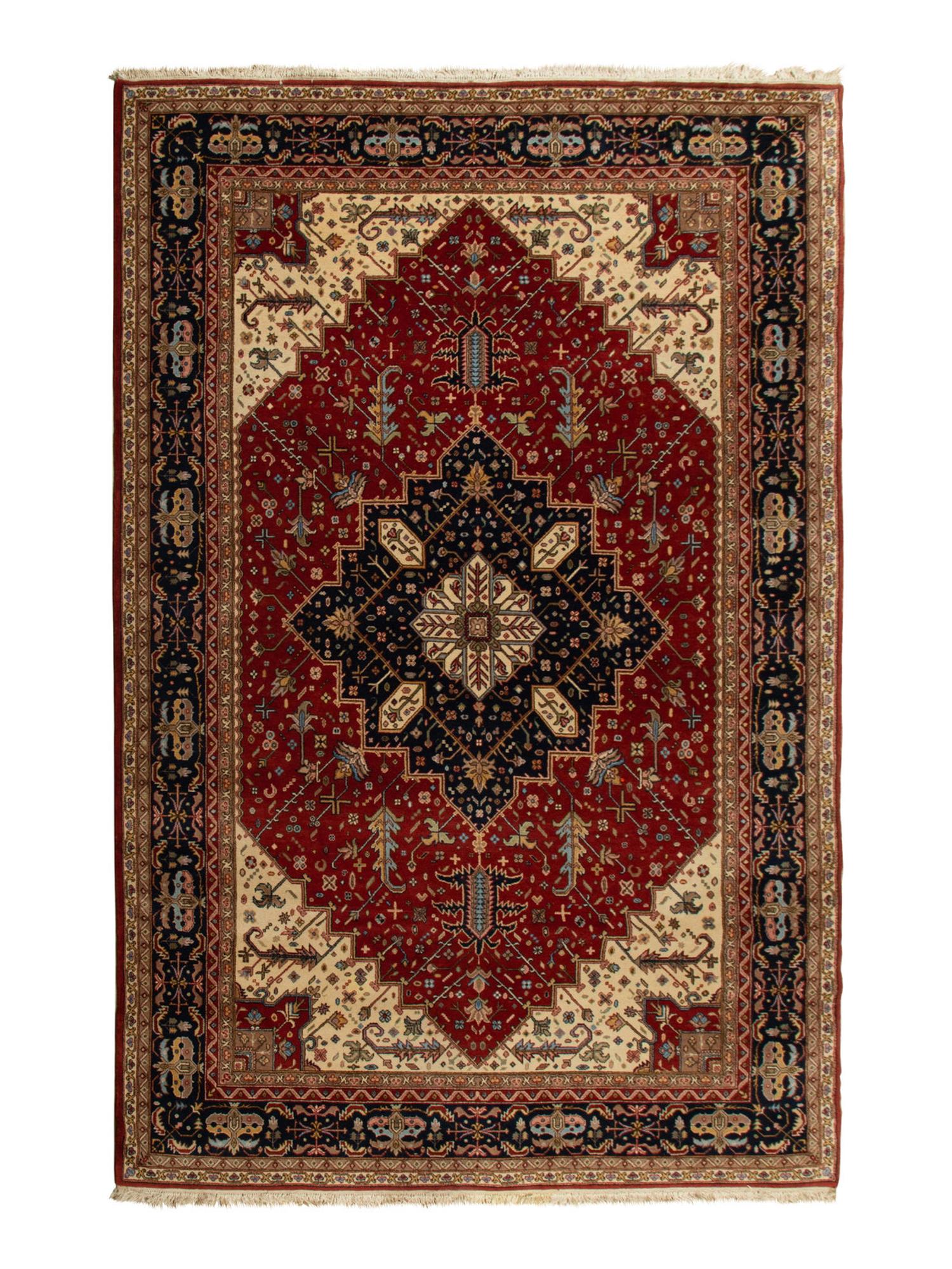 An Indo-Heriz Wool Carpet