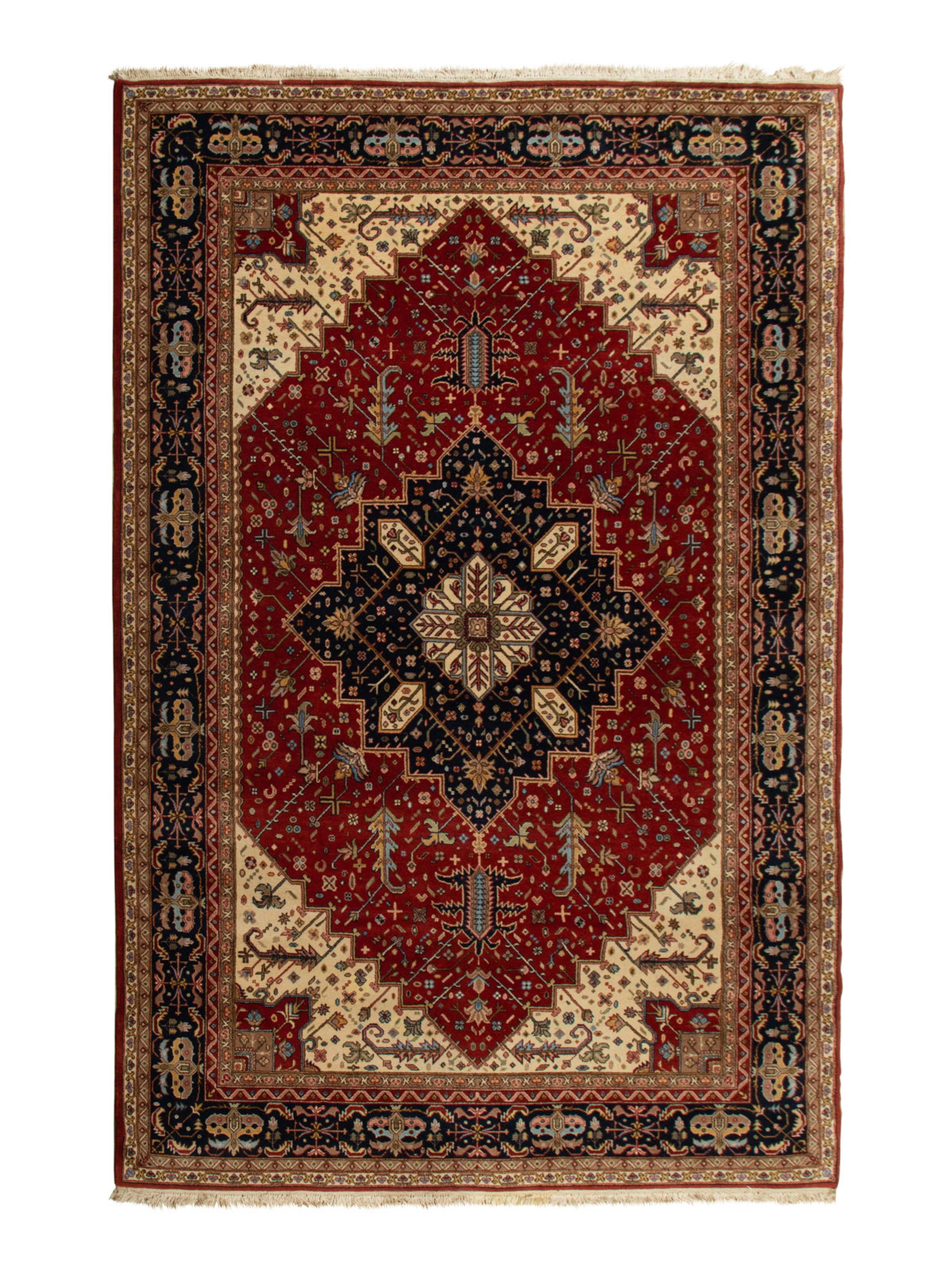 An Indo-Heriz Wool Carpet