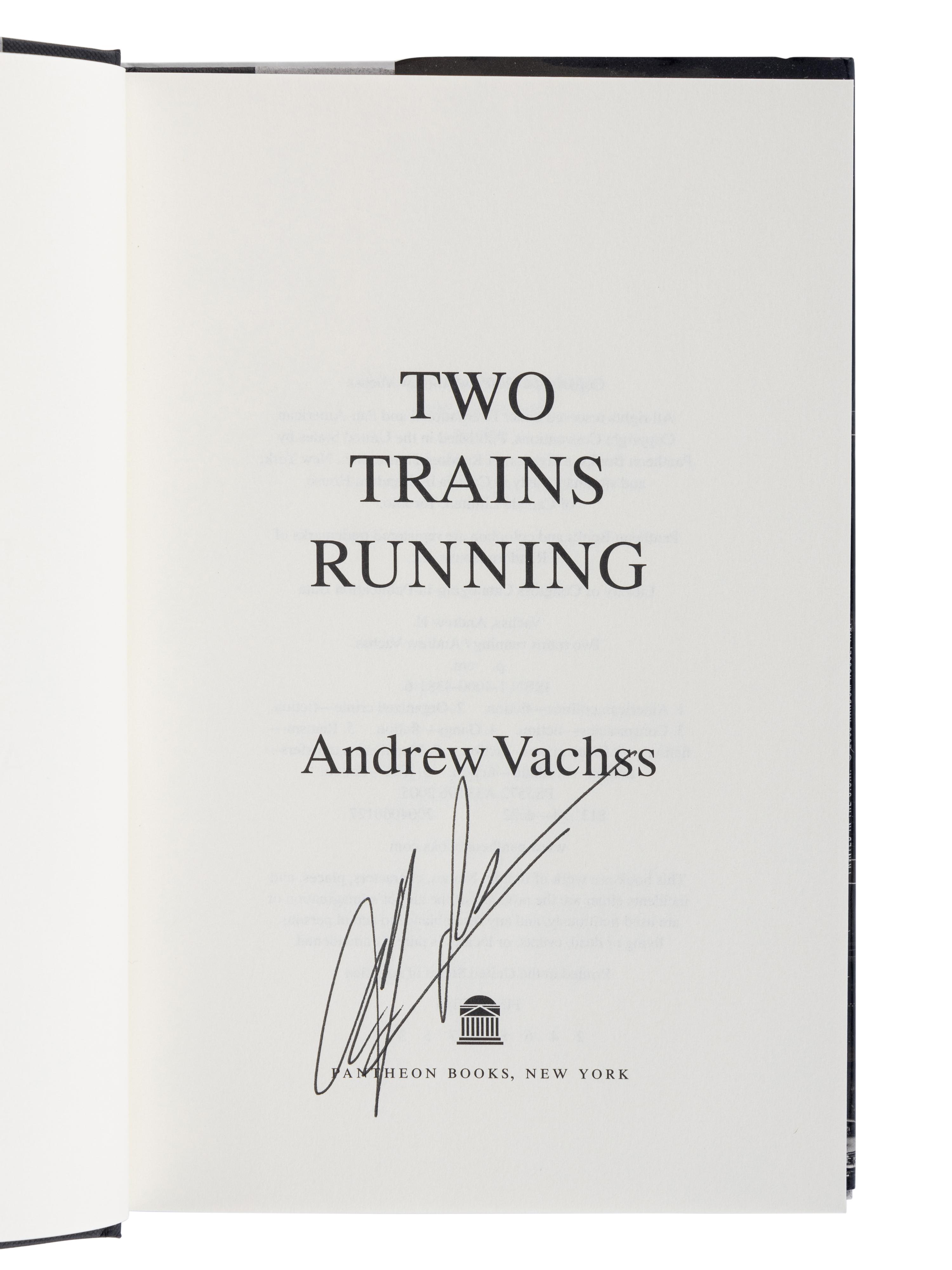 VACHSS, Andrew (1942-2021). A group of 8 works by Vachss, ALL FIRST EDITIONS, ALL SIGNED OR INSCRIBED, comprising: