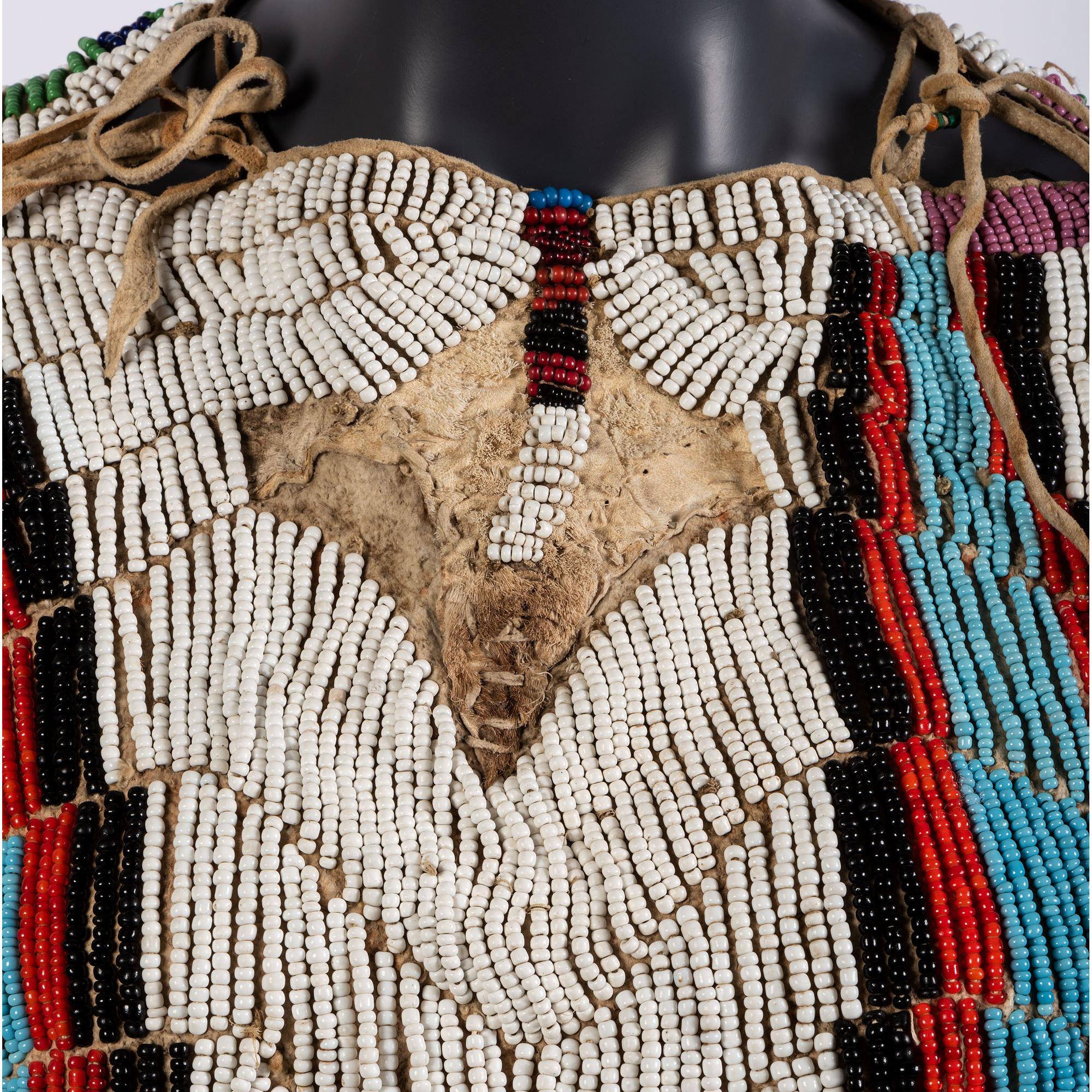 Nez Perce Pony Beaded Hide Dress