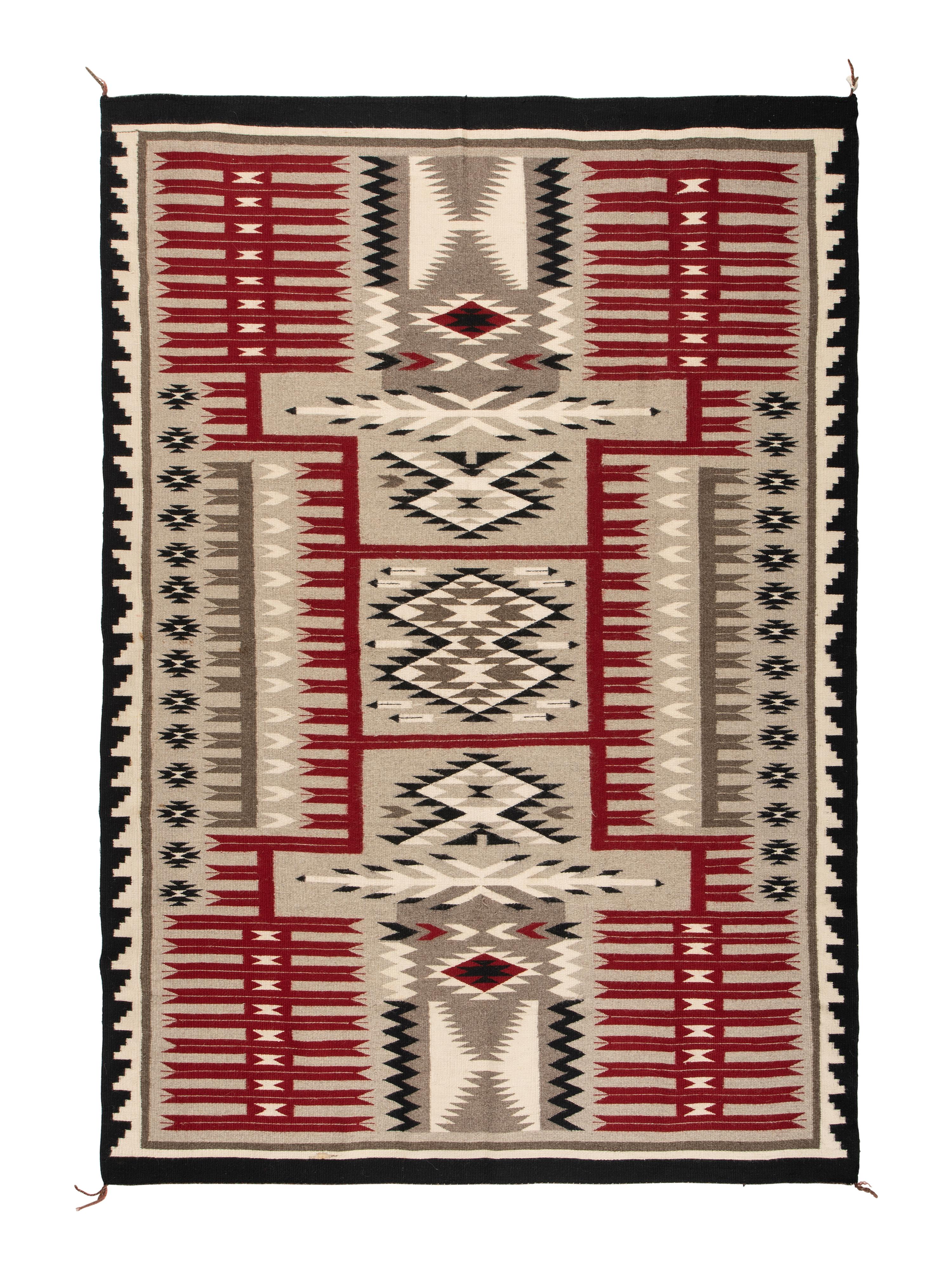 Navajo Storm Pattern Weaving / Rug