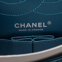 CHANEL, METALLIC BLUE 2.55 REISSUE FLAP BAG