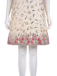 Malcolm Starr Embellished Silk Dress, 1960s