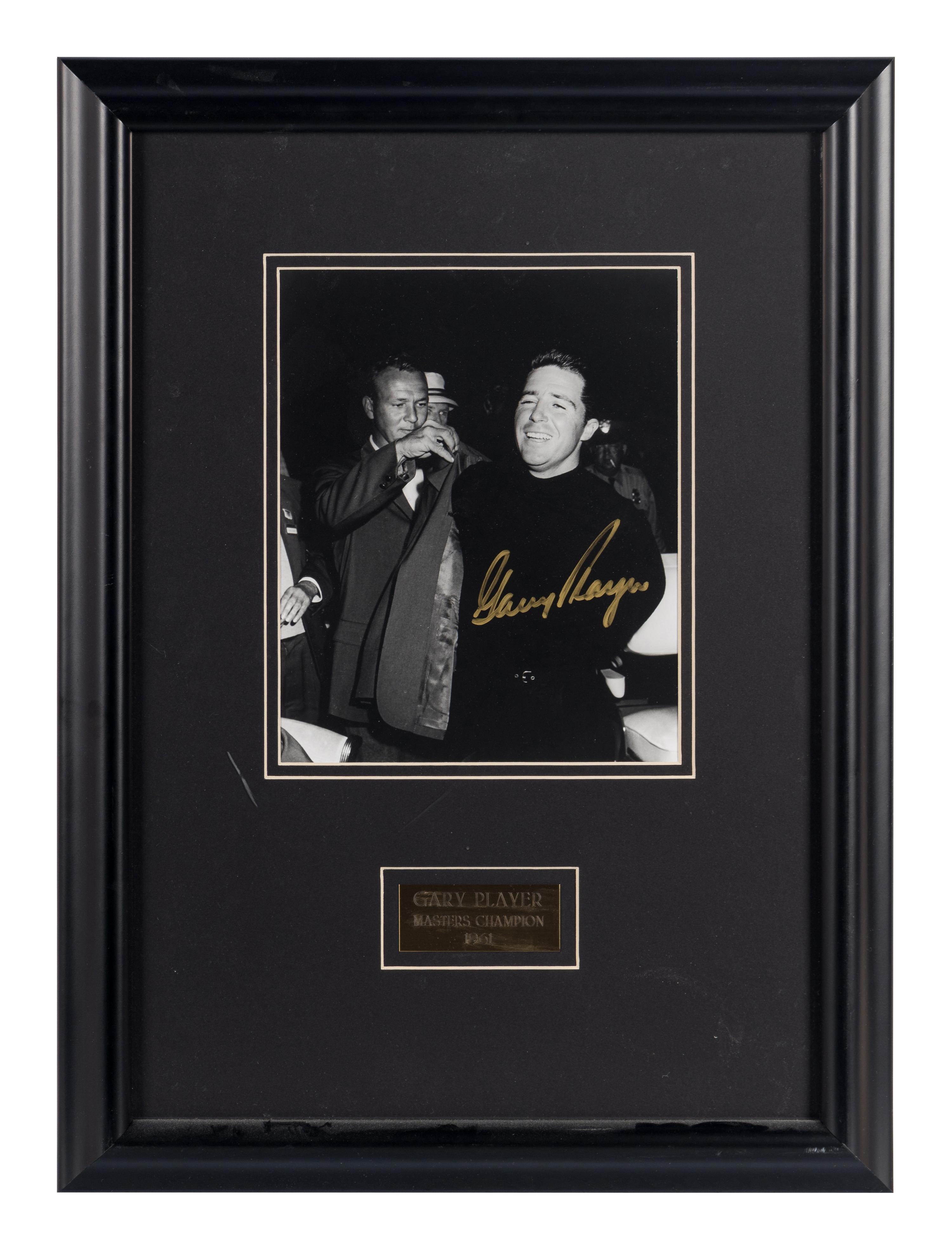 A Large Group of Masters Golf Champions Signed Autograph Displays,