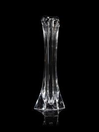 A Daum Glass Vase and a William Yeoward Glass Lucia Vase