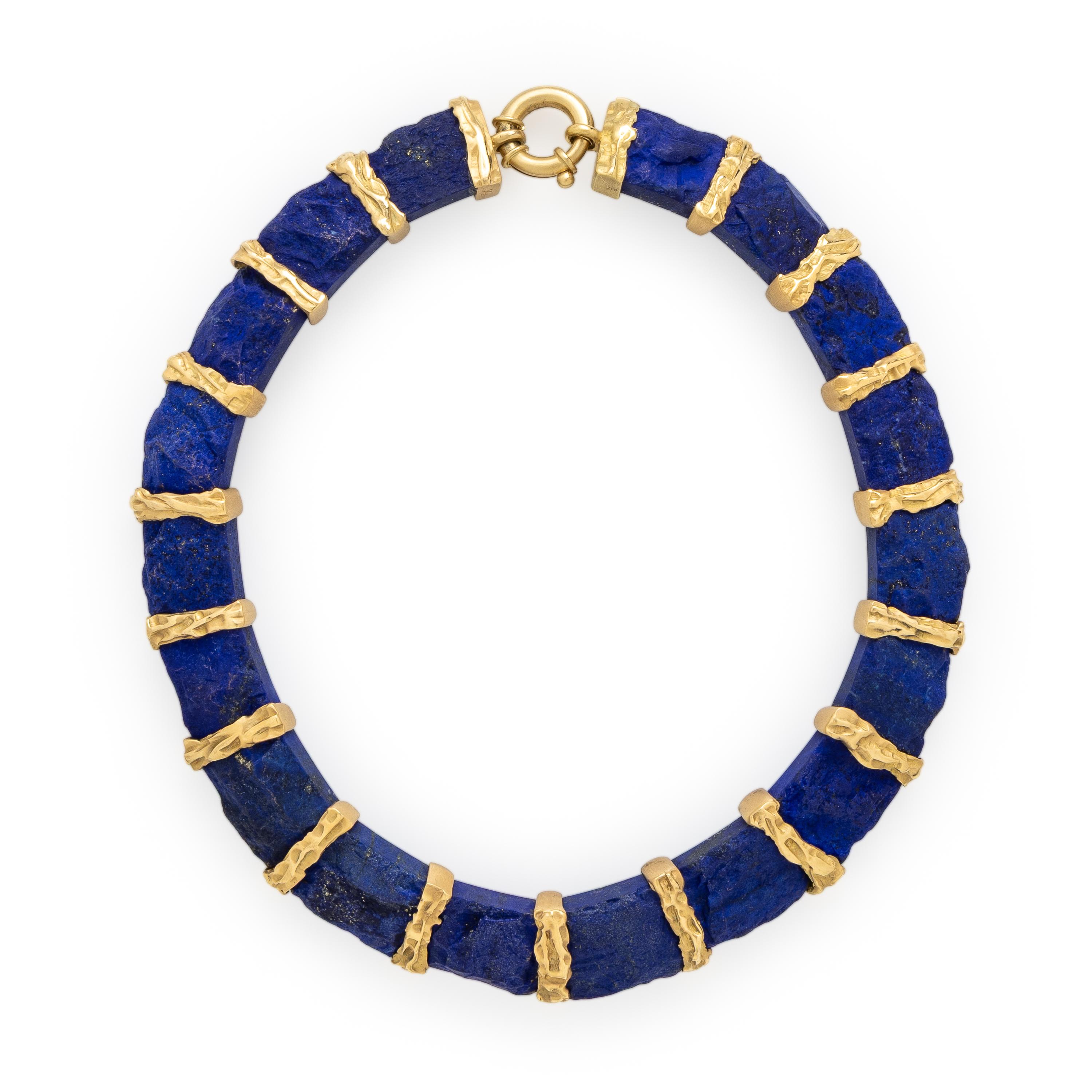 Yvel, Lapis Lazuli and Yellow Gold Necklace