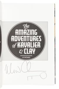 CHABON, Michael (b.1963). The Amazing Adventures of Kavalier & Clay . New York: Random House, 2000.