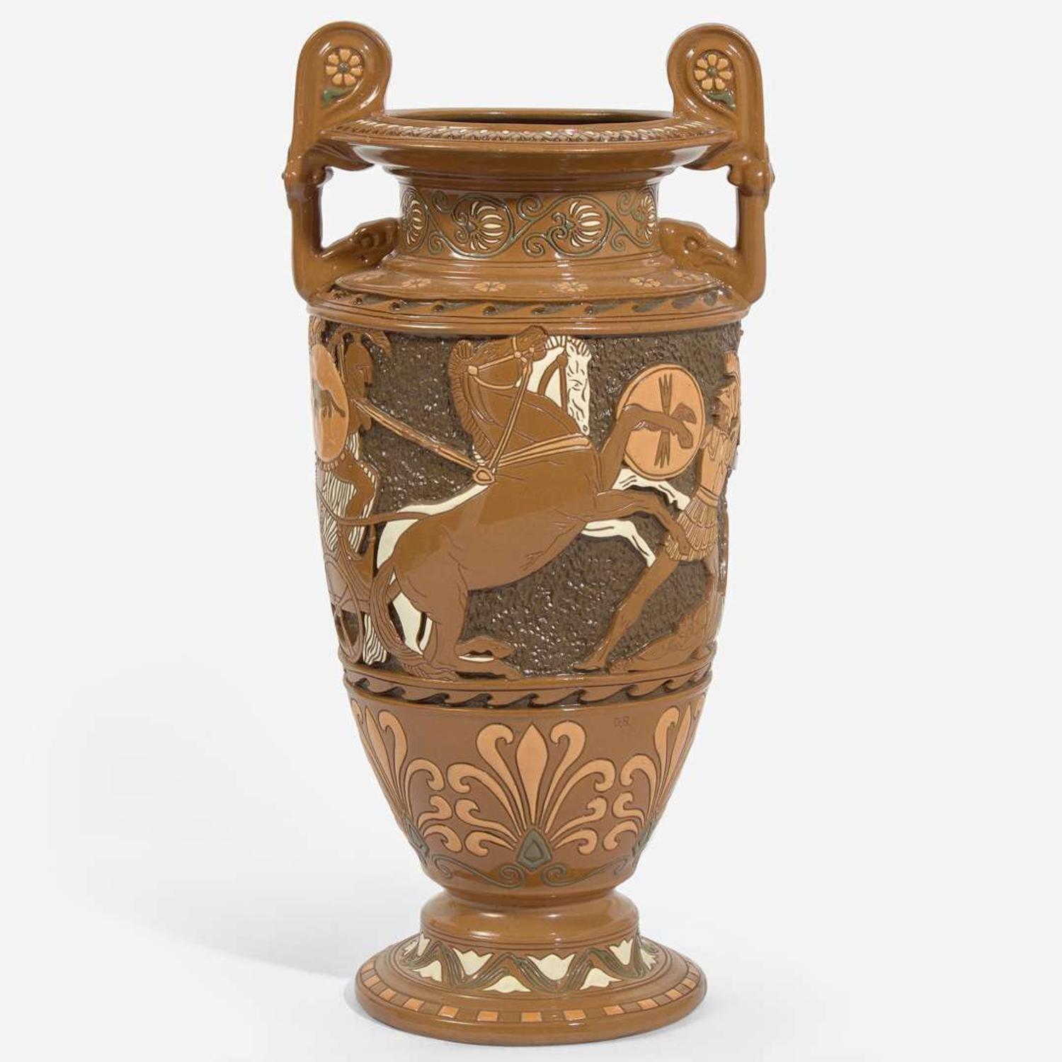 Roseville Pottery (American, active 1890-1954) Rare Della Robbia Krater, USA, circa 1910