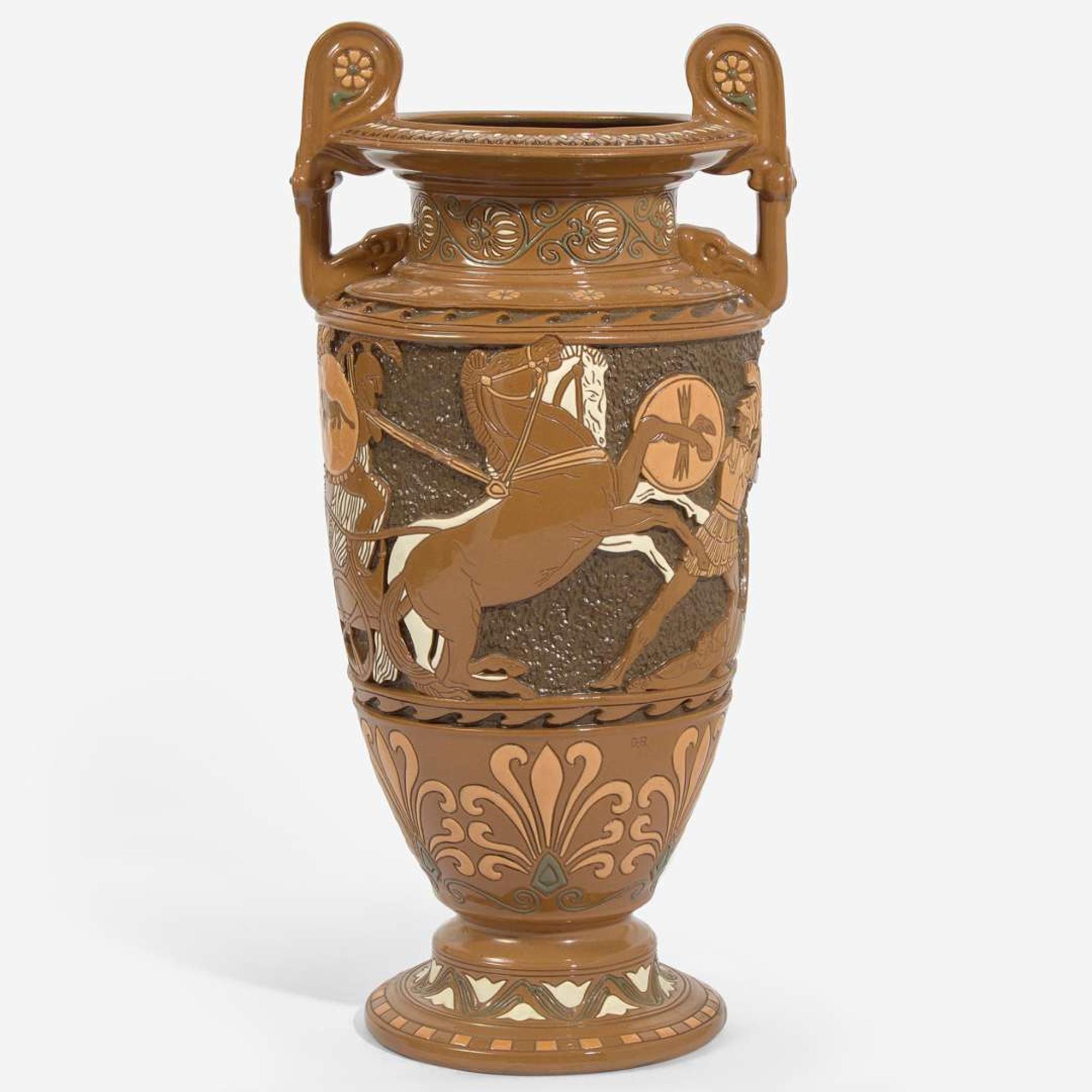 Roseville Pottery (American, active 1890-1954) Rare Della Robbia Krater, USA, circa 1910
