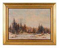 Landscape Scenes (A group of six works)