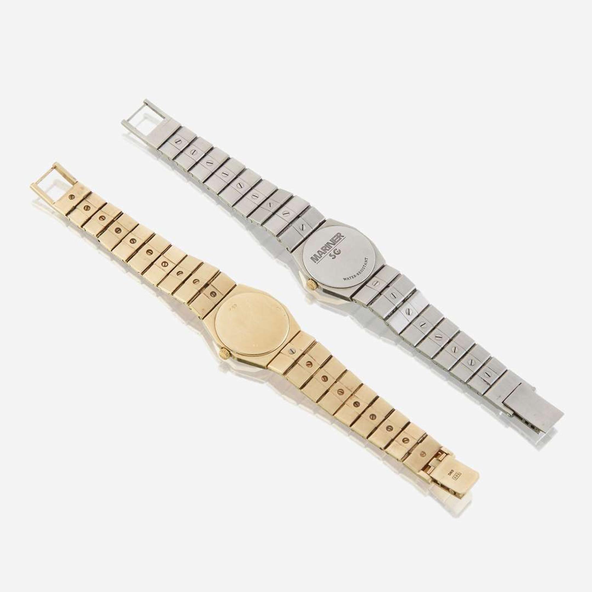 A collection of two bracelet wristwatches, Concord Mariner