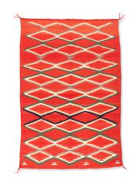 Navajo Germantown Child's Blanket / Rug