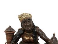 An Austrian Cold Painted Bronze Standish