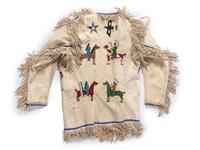 Sioux Pictorial Beaded Hide Jacket