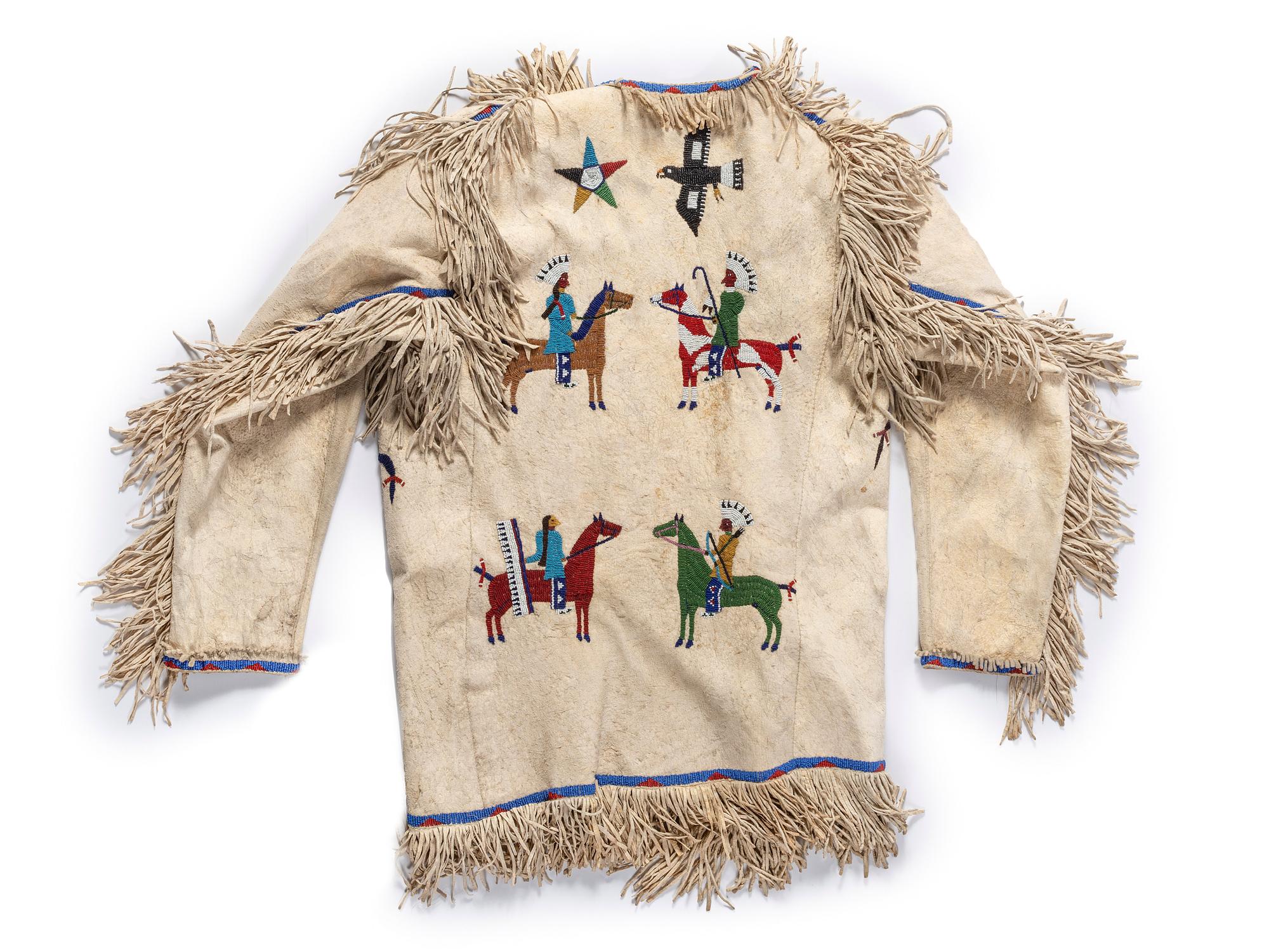 Sioux Pictorial Beaded Hide Jacket