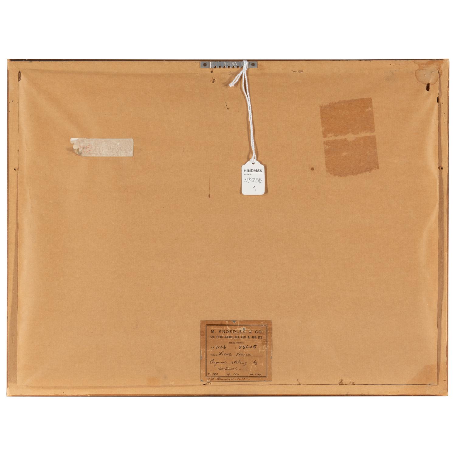 James MacNeill Whistler (American, 1834-1903) — The Little Venice, 1880