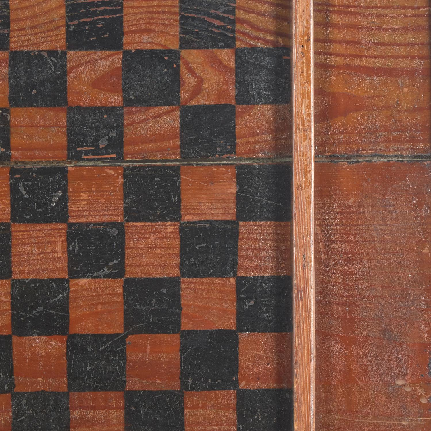A Painted Wood Game Board