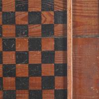 A Painted Wood Game Board