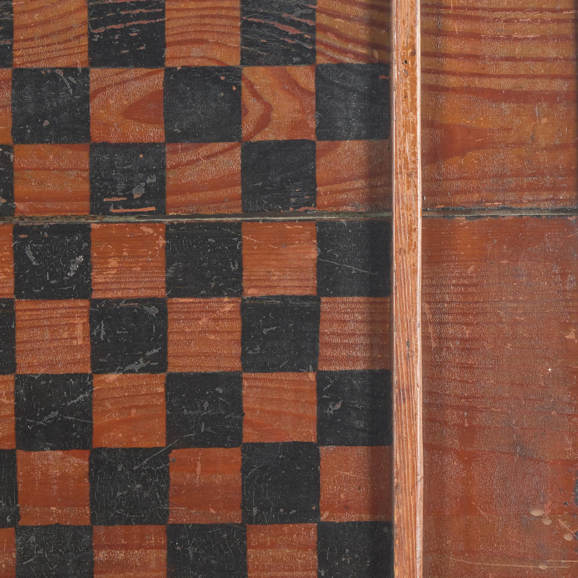 A Painted Wood Game Board