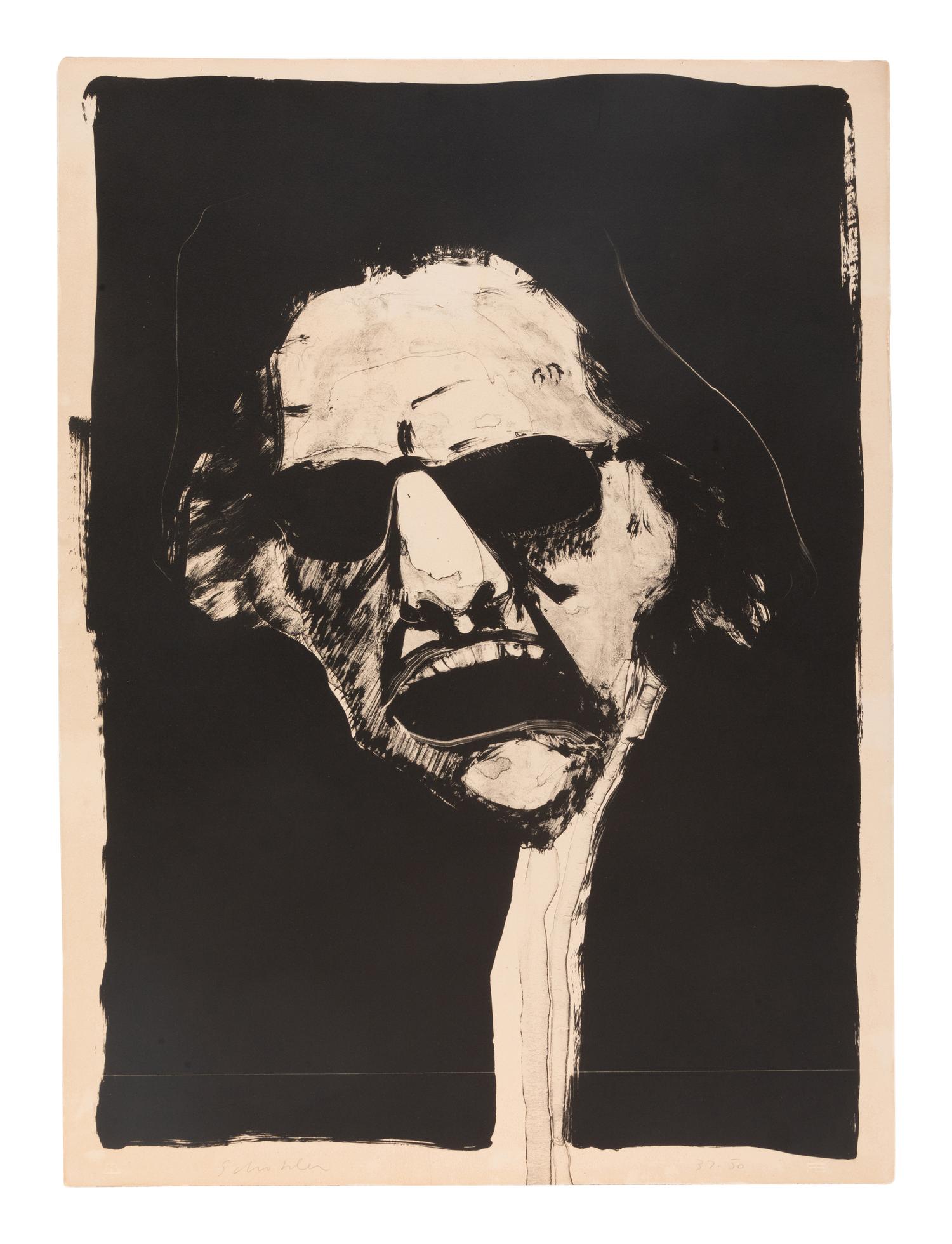 Two Works: Buffalo Artist, edition 16/22; Screaming Artist , edition 37/50