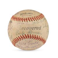 A 1936 Portland Beavers Team Signed Autograph Baseball