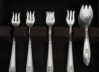 An American Silver Flatware Service