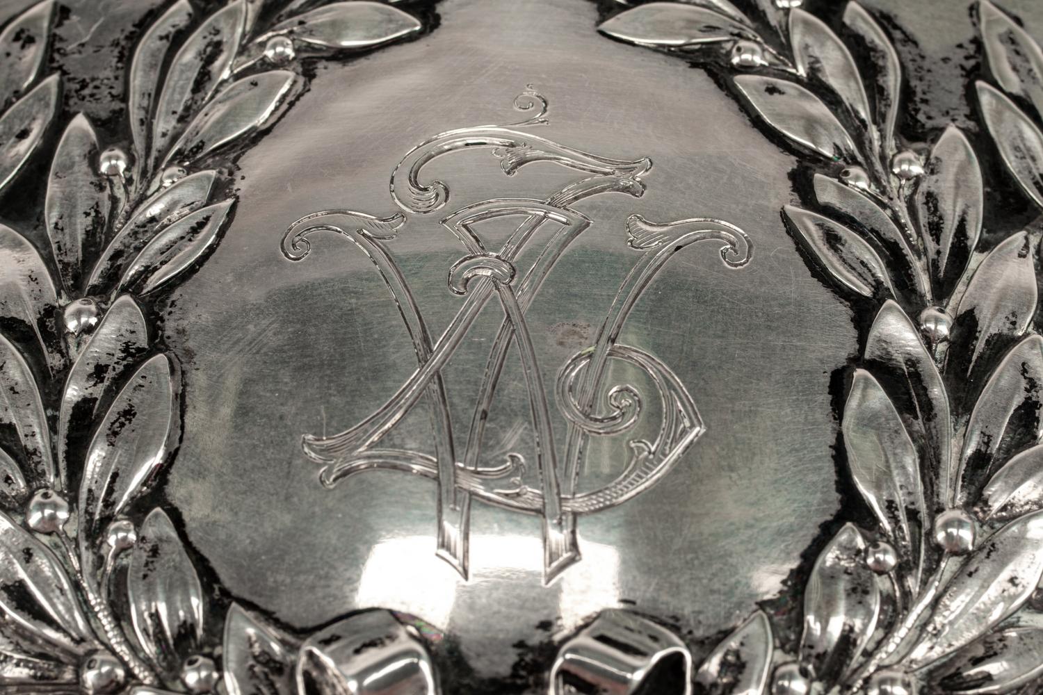 A Continental Silver Presentation Centerpiece Bowl