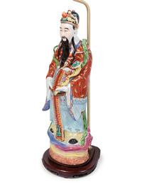Two Chinese Export Porcelain Lamps