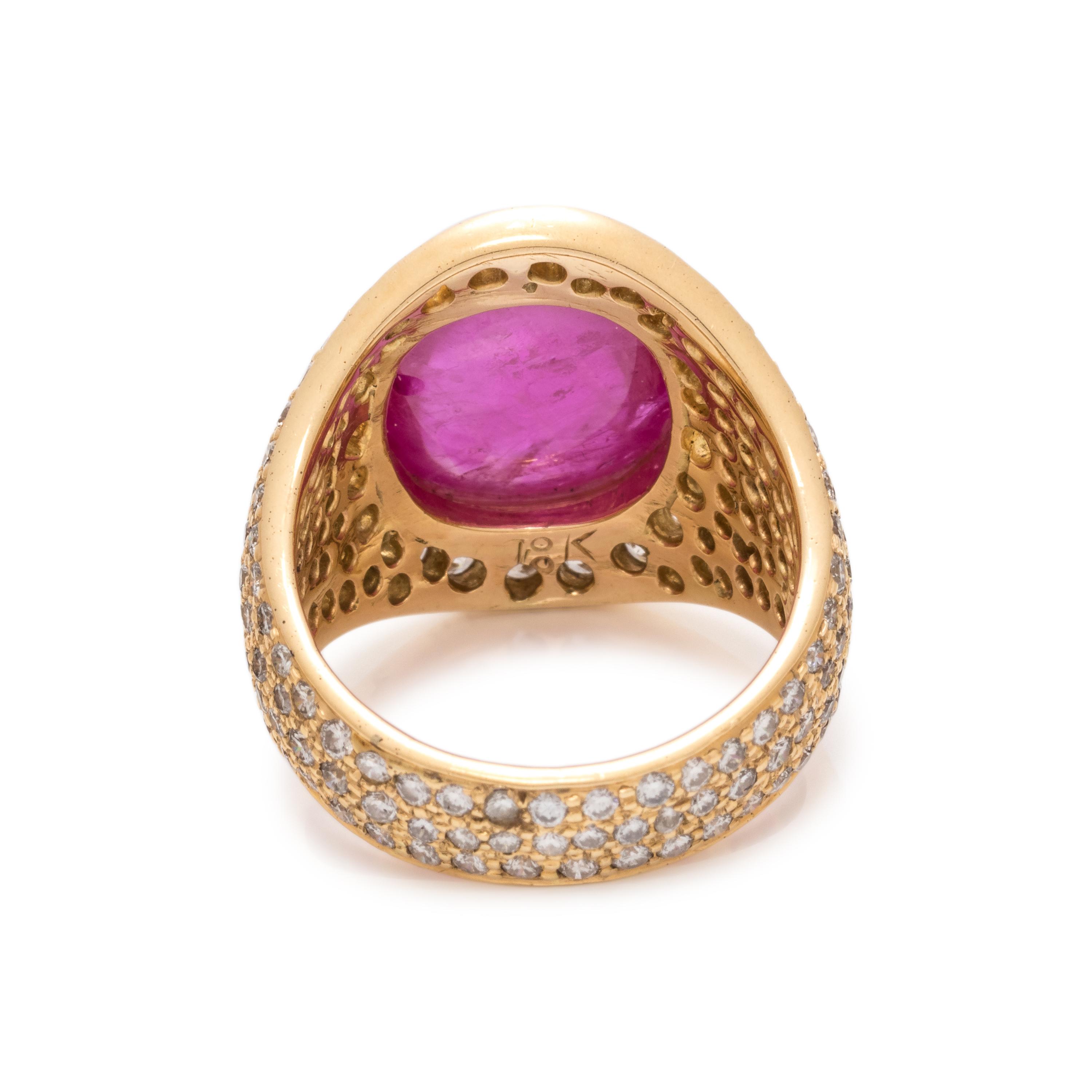 RUBY AND DIAMOND RING