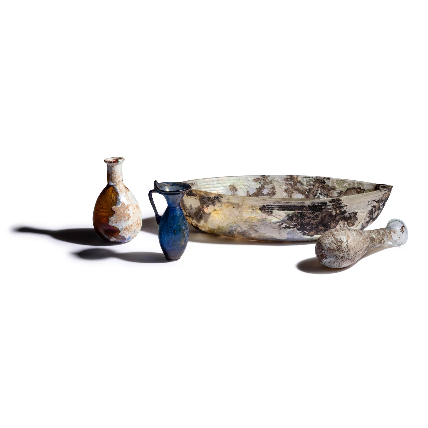 Four Roman Glass Articles