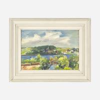 John Fulton Folinsbee (American, 1892–1972) New Hope from Lambertville